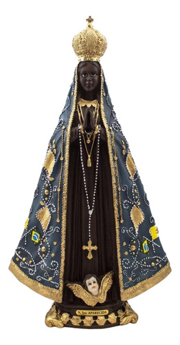 Imagem Nossa Senhora Aparecida Resina 35 Cm