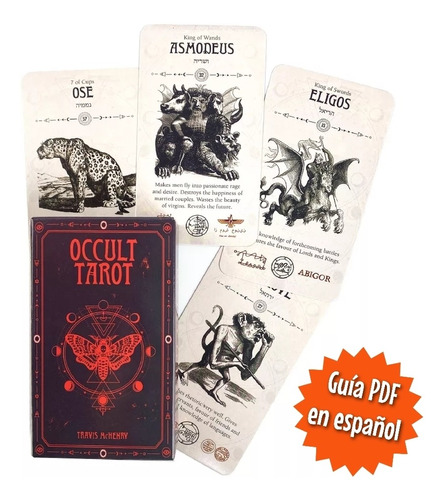 Tarot Occult - Demonología - Cartas Tamaño 10x6cm