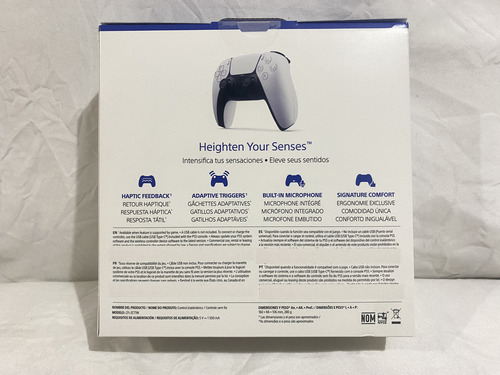 Control Joystic Inalámbrico Para Ps5 Sony Playstation Blanco