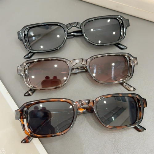 Gafas De Sol Modernas Con Montura Pequeña, Cuadradas, Gafas