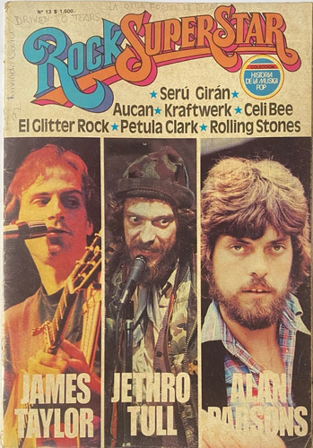 Rock Super Star, 3 Revistas,  Argentina 1978, F12b7 Leer
