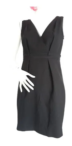 Vestido Negro Corto Elegante Ann Taylor Talla Xs