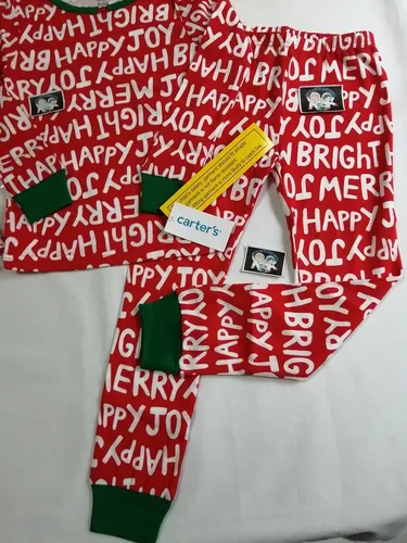 Pijama Carter's Niño Y Niña Navidad En Algodón 6 A 7 Años 7t