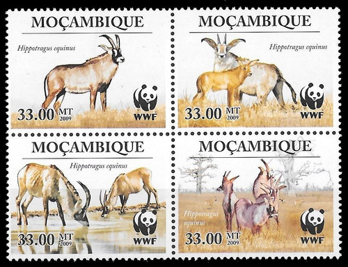 Fauna - Wwf - Antílope Ruano - Mozambique - Serie Mint