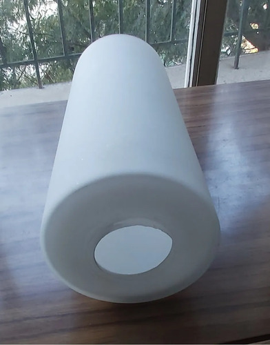 Imagen 2 de 2 de Tulipa De Vidrio Repuesto Cilindro Satinada Para Colgante