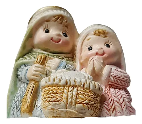 Pesebre Nacimineto Jesus Jose Maria Chico Souvenirs 4cm