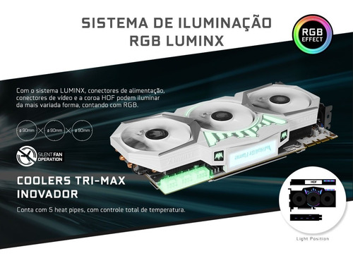 Placa De Vídeo Galax Geforce Gtx 1080ti Hof Limited Edition