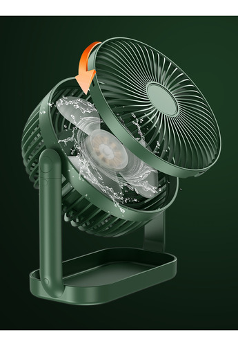 Ventilador De Escritorio Pequeño De 3 Aspas, Multifuncional