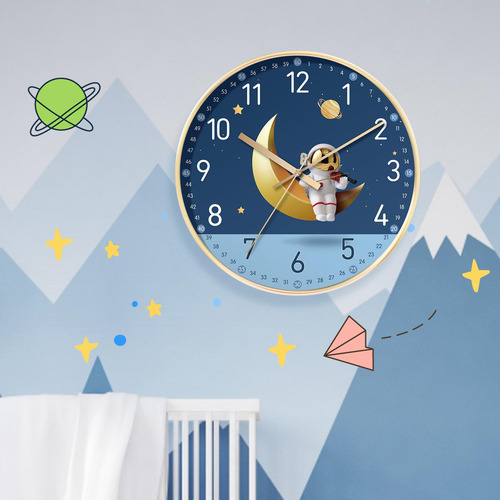 T Reloj De Pared De, Reloj Analógico De Dibujos Animados De