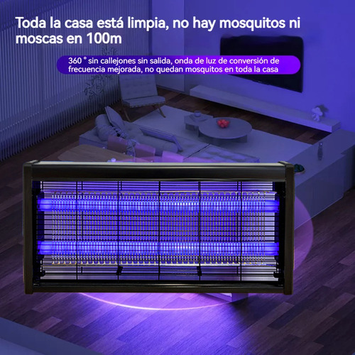 Lámpara Mata Mosquitos Eléctrica 40w 67cm, Repelente De Insectos Para Interior Y Exterior, Segura Y Silenciosa