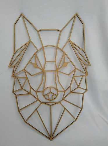 Imagen 4 de 10 de Animales Geométricos 50 Cm Mdf De 2.5mm