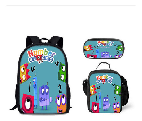 Numberblocks Mochila De Estudiante Impresa Mejor Vendido .b