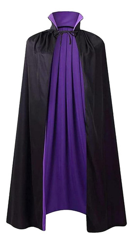 Capa De Halloween Disfraz De Halloween Violeta Negro 90 Cm
