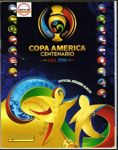  Álbum Copa América Centenario Completo A Pegar Panini