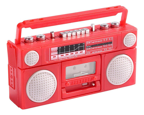 . Retro Cassette Tocadiscos Gramófono Grabadora Máquina De