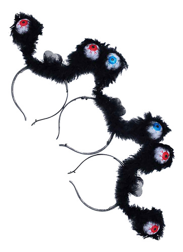 Faixa De Cabelo Luminosa De Halloween, 3 Peças De Cor Aleató