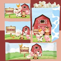Comprar Kit Imprimible Cumpleaños Candy Granja Nene Personalizable