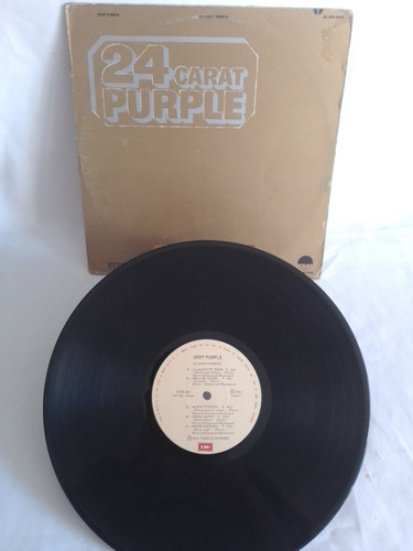 Lp Disco De Acetato De Deep Purple 24 Carat Purple