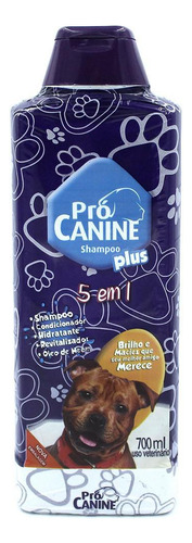 Shampoo Para Cães 5 Em 1 Pro Canine 700 Ml