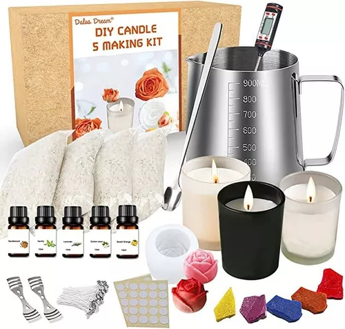 Kit Fabricación Velas Aromáticas De Bricolaje Diy BELUG