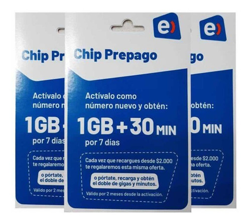 Chip Entel Prepago - Sim - Nano Sim- Micro Sim - Smartec