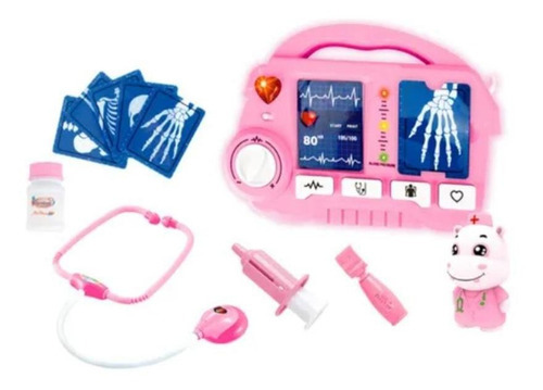 Kit Médico Doutor Raio X Infantil Emite Luz E Som Mini Dr