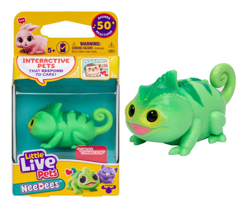 Moose Little Live Pets Needees Curlee Camaleon