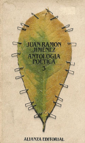 Libro Antologia Poetica; T.3 De Juan Ramón Jiménez