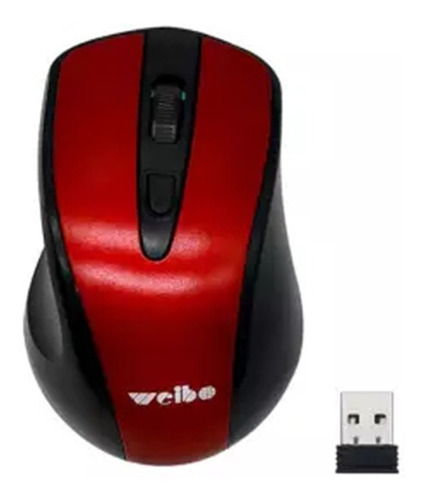 Mouse Óptico Inalámbrico Usb Weibo 2.4 Ghz Wireless