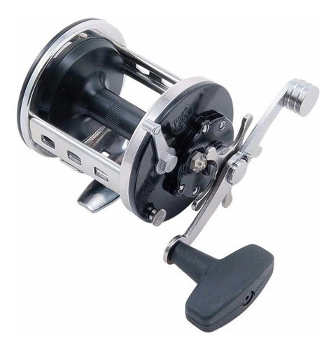 Imagen 2 de 2 de Reel convencional Penn Jigmaster 500L derecho color negro