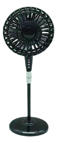 Modelo De Ventilador De Piso De Gramófono De Casa De Negro