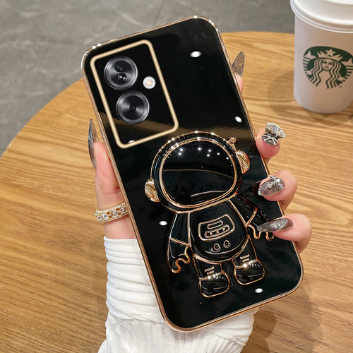 Funda Para Oppo A79 5g Reno 11f Chapado Astronauta Anillo