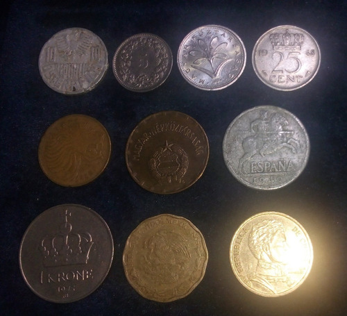 Monedas Mundiales Todas Diferentes. Lote X 40. (Usado)