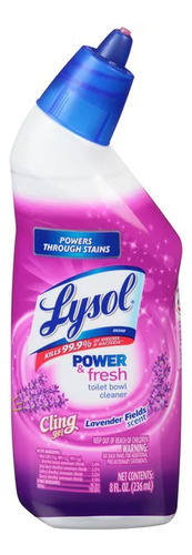 Limpiador Baños, Aroma Lavender Fields Scent Lysol Gel 236ml