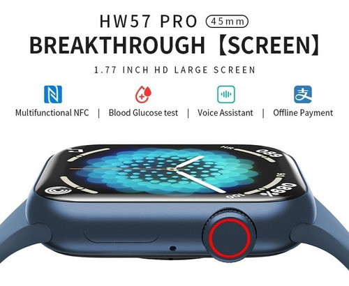 Reloj Ai Smart Hw57 Sharing Pro Ubicación Asistente De Voz N