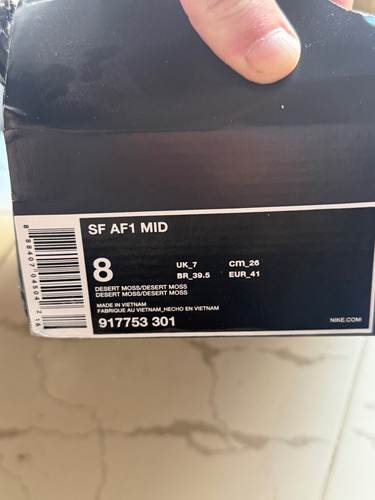 Zapatilla Nike Sf Af1 Mid 8us (Usado)