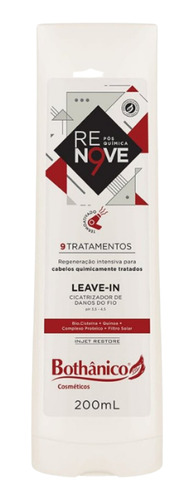 Leave-in Regeneração Pós Química Cicatriza 200ml Bothânico