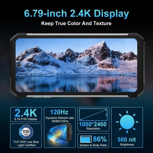 8849 Tank 2 Pro, 23800mah Android 14 Dual 4g Smartphone