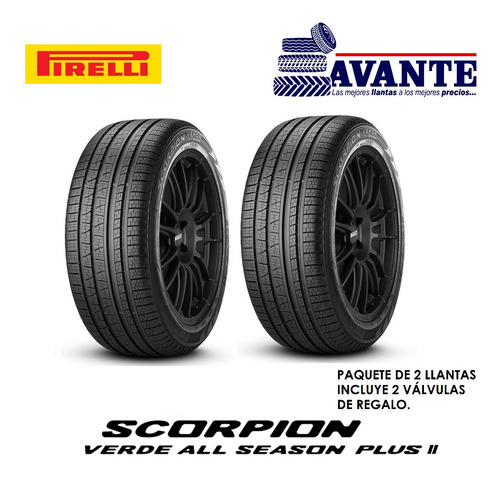 Llanta 245/65r17 Pirelli Scorpion Verde As+2 111h ( Paq. 2 )