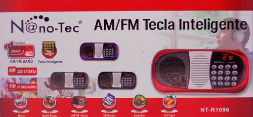 Radio Portatil Recargable Am Fm - Digital