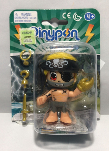 Pinypon Action Figura Muñeco Pirata Con Accesorios 15692 Srj