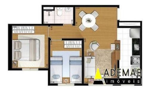 Imagem 7 de 15 de Excelente Apartamento No Centro De Diadema - 754