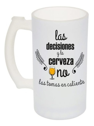 Tarro Cervecero 16 Oz. Leyendas