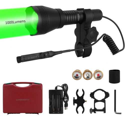 Lumenshooter A10 Ultimate - Linterna De Luz De Caza Verde De