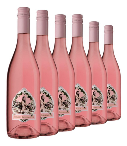 Vino Animal Jardín Enchanté Rosado X 6 X 750ml. - Orgánico