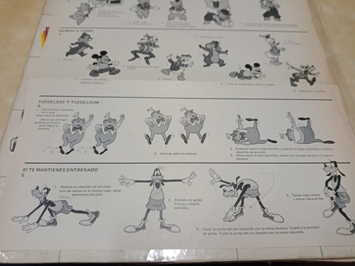 Disney Ejercicios Con Mickey Mouse Vinilo Argentino (Usado)