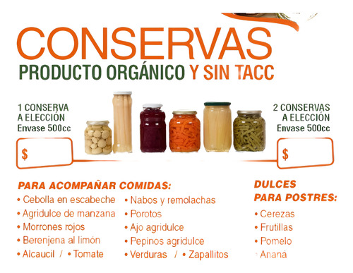 1 Conserva Vitaexpress. Alimento Natural, 500cc