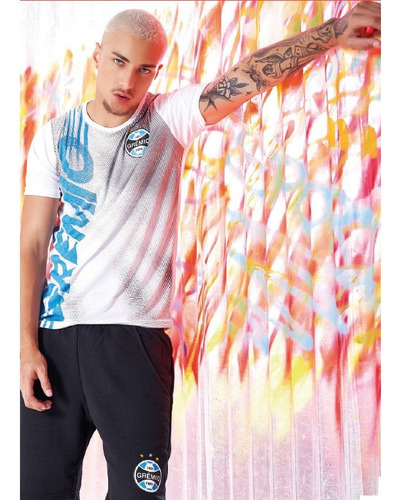Camiseta Grêmio Dry Fit Licenciada Estampada Mmt 510374