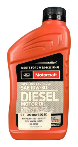 Motorcraft Mineral Aceite De Motor Diesel 10w-30 Heavy D ...