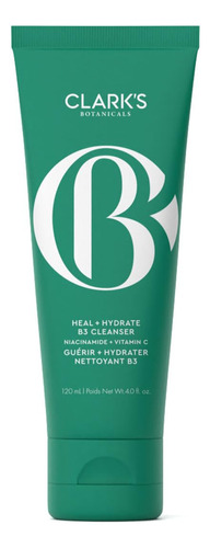 Clark's Botanicals Heal + Hydrate B3 Cleanser, Lavado Facial